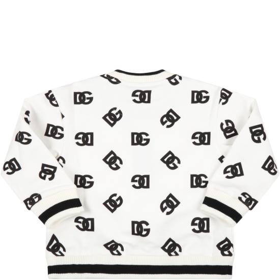 22FW [키즈] 돌체앤가바나 키즈 니트 & 스웻셔츠 L2JW7K HS7KI HAVAN WHITE :: 구하다