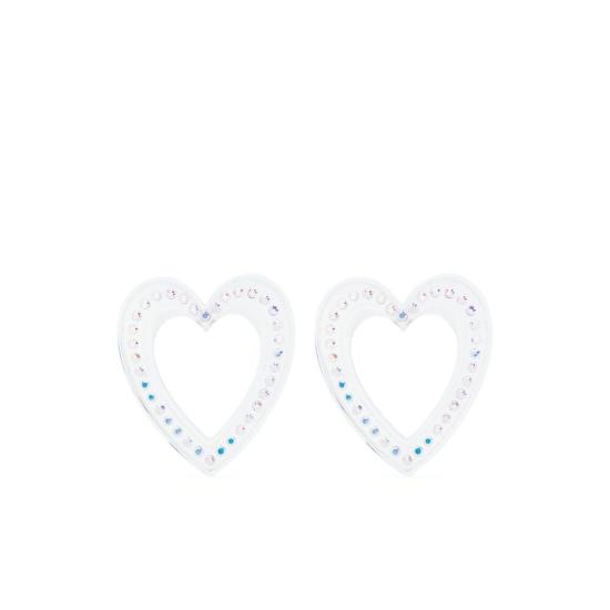 BIG HEART EARRINGS TRANS