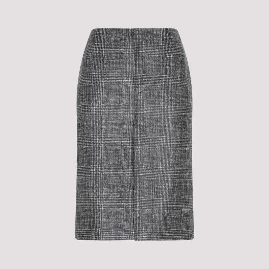 24SS 보테가베네타 미디 스커트 739562V2RZ0 BLACK - BOTTEGA VENETA