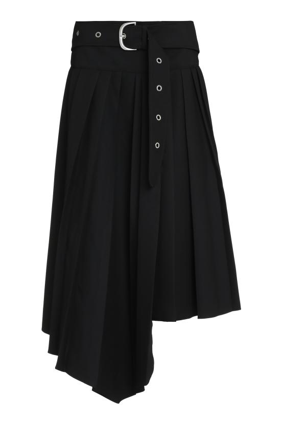 23FW 오프화이트 미디 스커트 OWCW006F23FAB002 1000 black - OFF WHITE