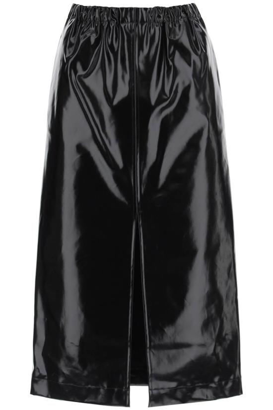23FW 마르지엘라 롱 스커트 S29ME0011S78362 900 black - MAISON MARGIELA