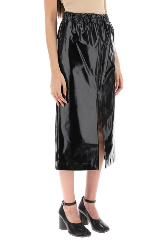 23FW 마르지엘라 롱 스커트 S29ME0011S78362 900 black - MAISON MARGIELA