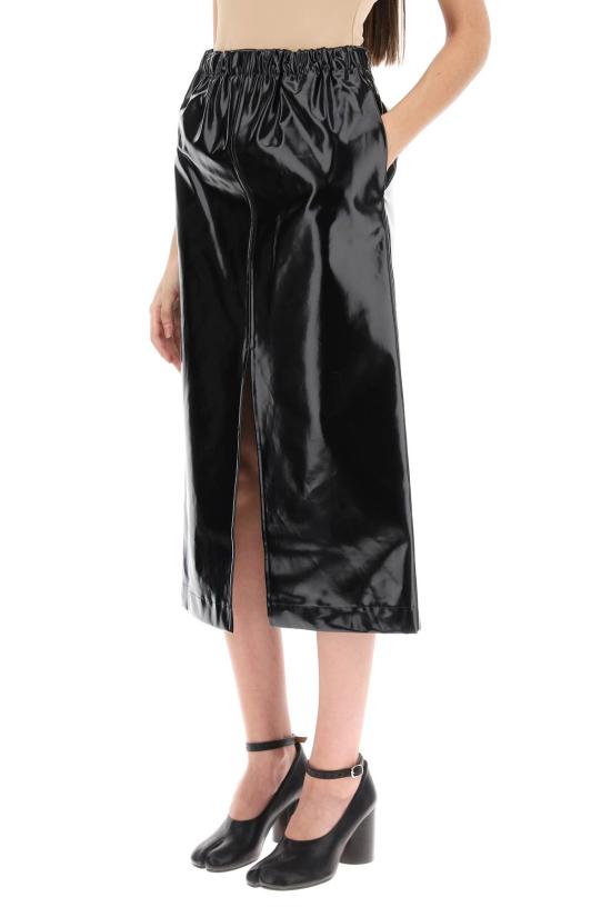 23FW 마르지엘라 롱 스커트 S29ME0011S78362 900 black - MAISON MARGIELA