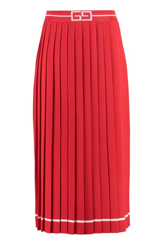 23FW 구찌 롱 스커트 748901XKDG3 6367 red - GUCCI