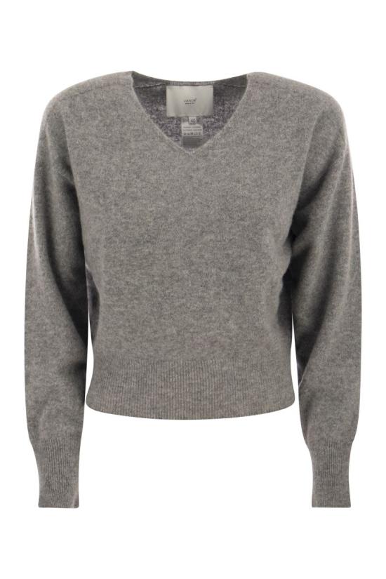 23FW 바니제 스웨터 V24612 GRIGIOMEDIO GREY - VANISÉ