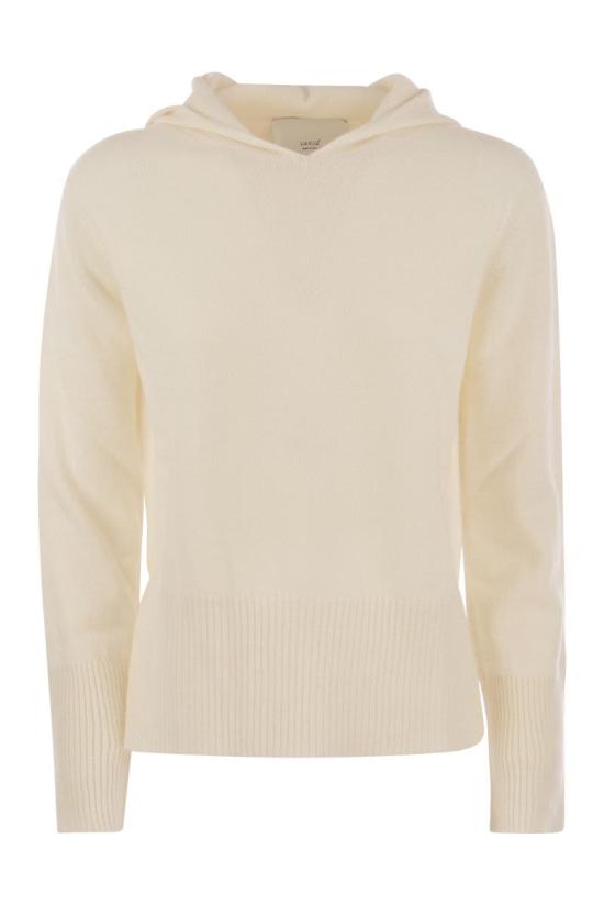 23FW 바니제 후드 티셔츠 V29630 CREAM - VANISÉ