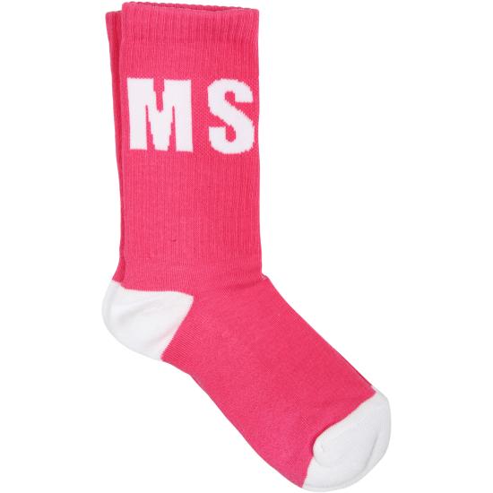 24SS [키즈] 엠에스지엠 발목 양말 S4MSJUSO041 044 FUCHSIA - MSGM