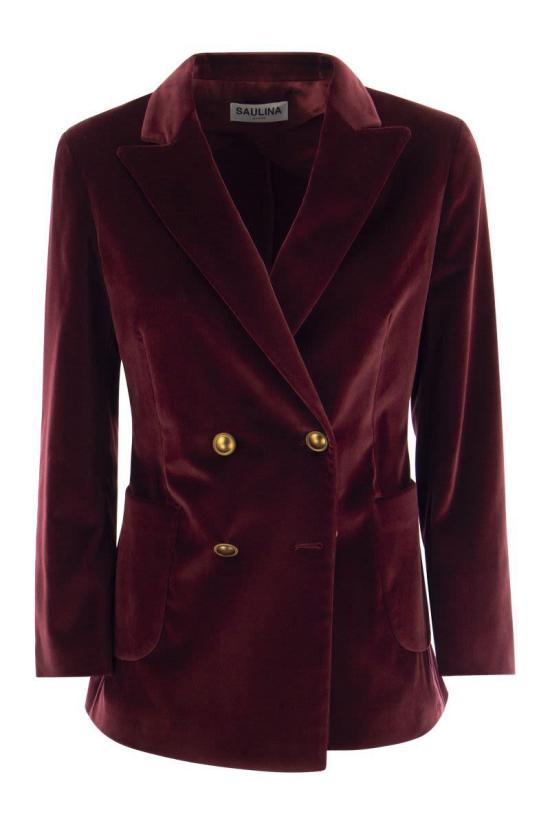 23FW 사울리나 자켓 SAA016 3 BORDEAUX - SAULINA