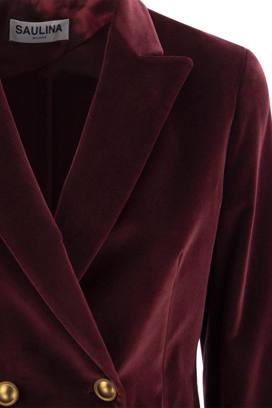 23FW 사울리나 자켓 SAA016 3 BORDEAUX - SAULINA