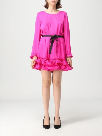 [해외] 23FW Actitude Twinset 숏 원피스 232AP2071 10774 Fuchsia