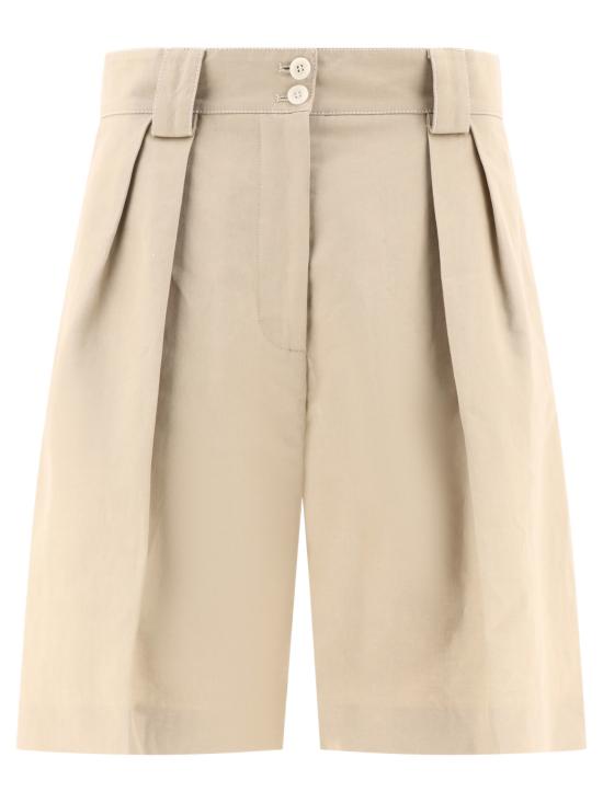 24SS 이네스 드 라 프레상쥬 숏팬츠 12P010LI034P150 Beige - INES DE LA FRESSANGE