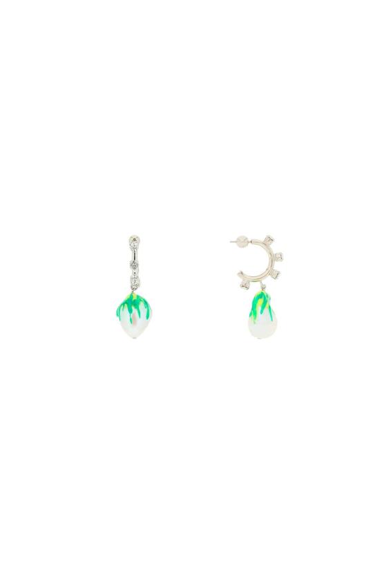 JELLY MELTED EARRINGS SILGR