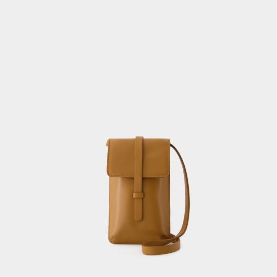 24SS 이네스 드 라 프레상쥬 크로스백 INTL075BCA032M615CAMEL BROWN - INES DE LA FRESSANGE