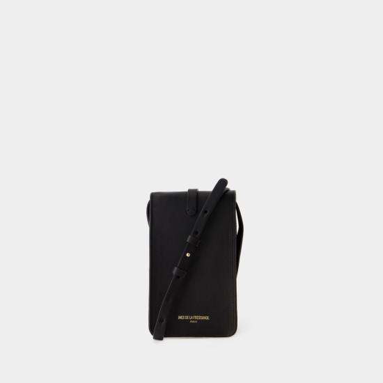 24SS 이네스 드 라 프레상쥬 크로스백 INTL075BCA032M099BLACK - INES DE LA FRESSANGE