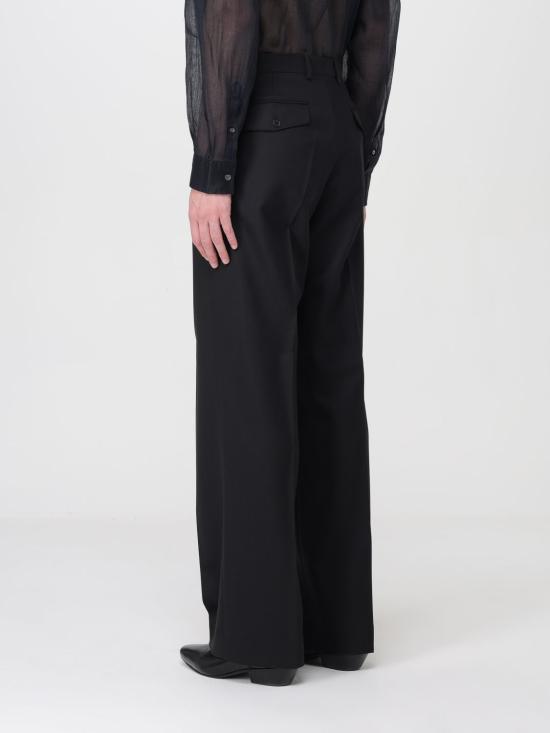 4109WIDEPLEATEDPANTS BLACK