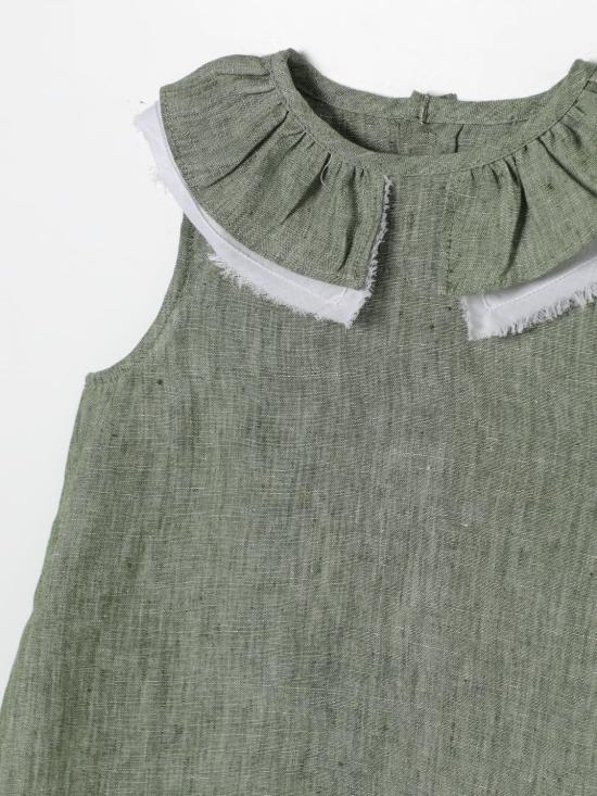 24SS [키즈] 일 구포 블라우스 CA027L0015 537 Sage - IL GUFO
