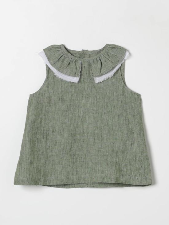 24SS [키즈] 일 구포 블라우스 CA027L0015 537 Sage - IL GUFO