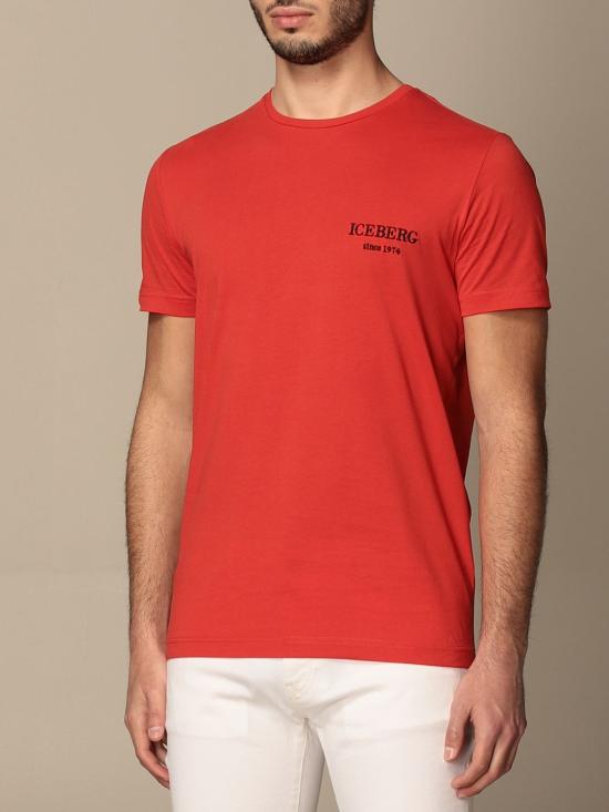 21SS 아이스 비 아이스버그 반팔 티셔츠 F013 6301 4729 Red - ICE B ICEBERG