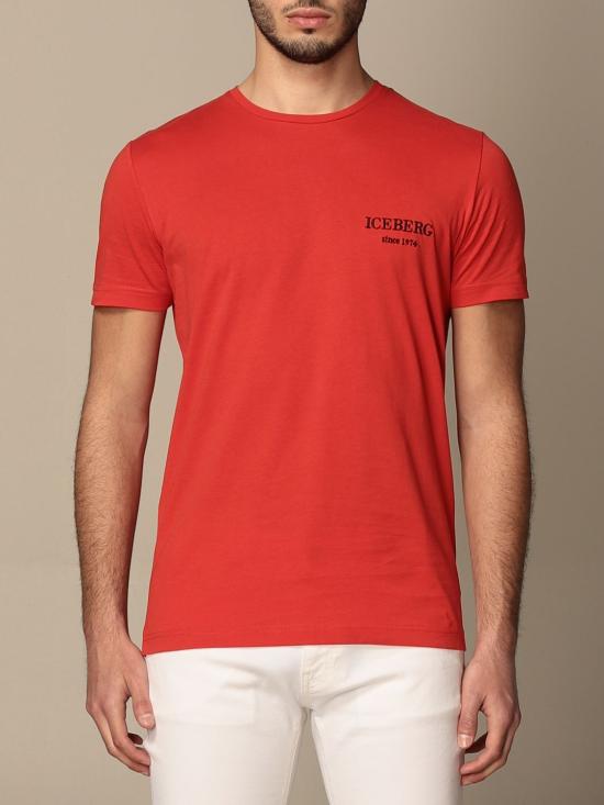 21SS 아이스 비 아이스버그 반팔 티셔츠 F013 6301 4729 Red - ICE B ICEBERG
