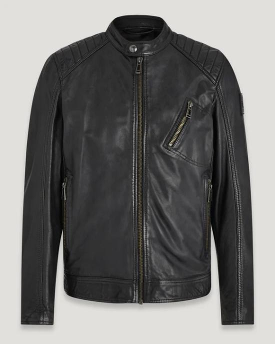 100038 V RACER JACKET BLACK