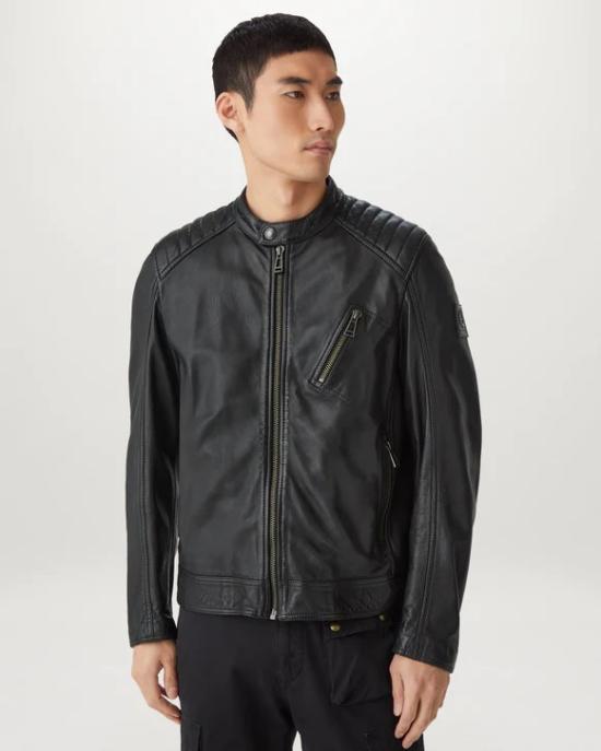 100038 V RACER JACKET BLACK