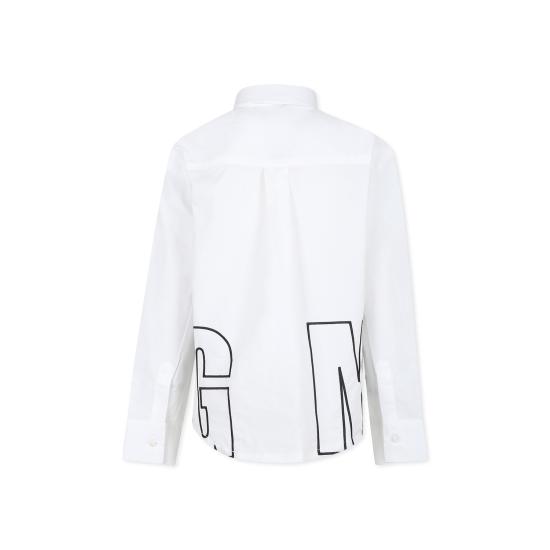 23FW [키즈] 엠에스지엠 셔츠 F3MSJGSI104 001 WHITE - MSGM