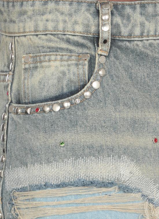 CHROME STUD DENIM