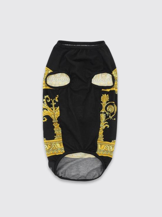 23FW 베르사체 애견 코트 ZDOGTSH02ZCOP0173 Z7011 Black - VERSACE