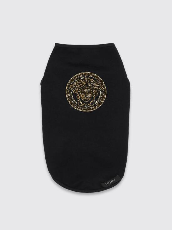 23FW 베르사체 애견 코트 ZDOGSWE01ZRIC0040 Z1008 Black - VERSACE