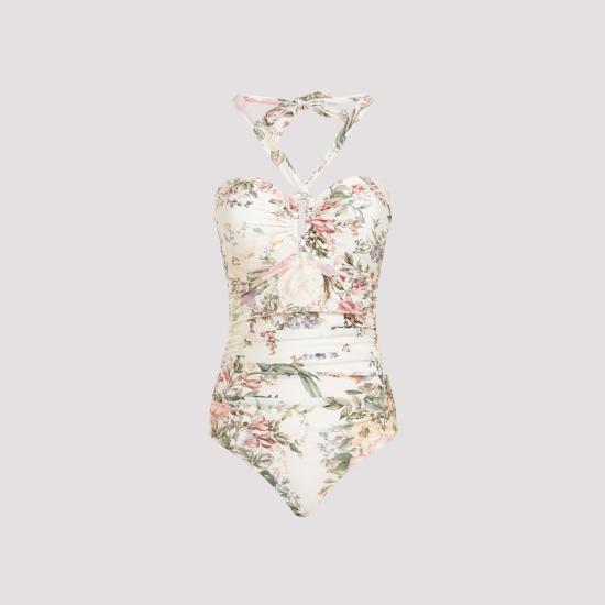 0171WSS243 CREAM FLORAL MULTICOLOUR