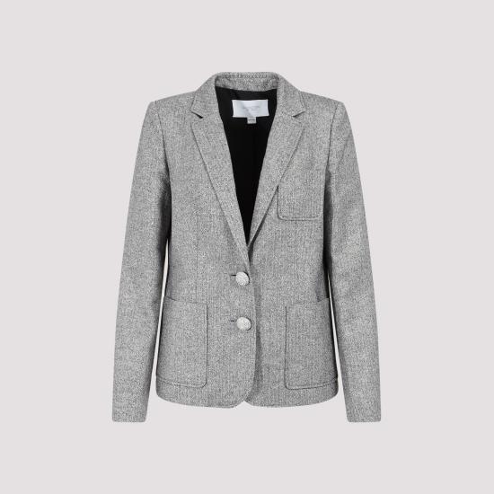 23FW 지암바티스타 발리 자켓 23FWSVZM6007 89GR M019 IVORY BLACK - GIAMBATTISTA VALLI