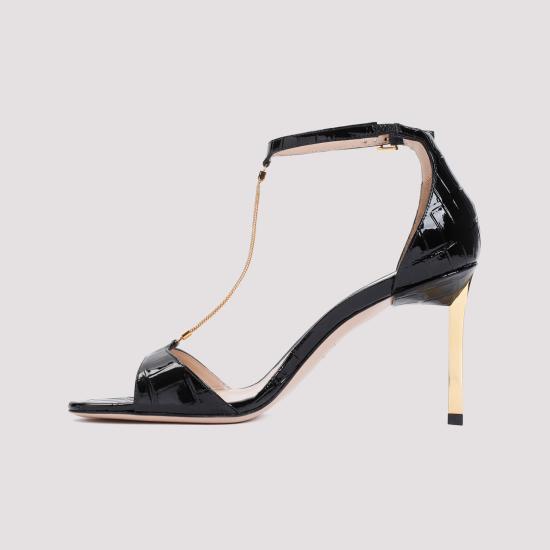 24SS 톰포드 샌들 W3452 LSP035G 1N001 BLACK - TOMFORD
