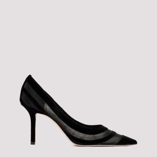 24SS 지미추 힐/펌프스 LOVE85 FSK BLACK BLACK - JIMMY CHOO
