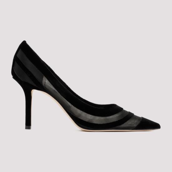 24SS 지미추 힐/펌프스 LOVE85 FSK BLACK BLACK - JIMMY CHOO