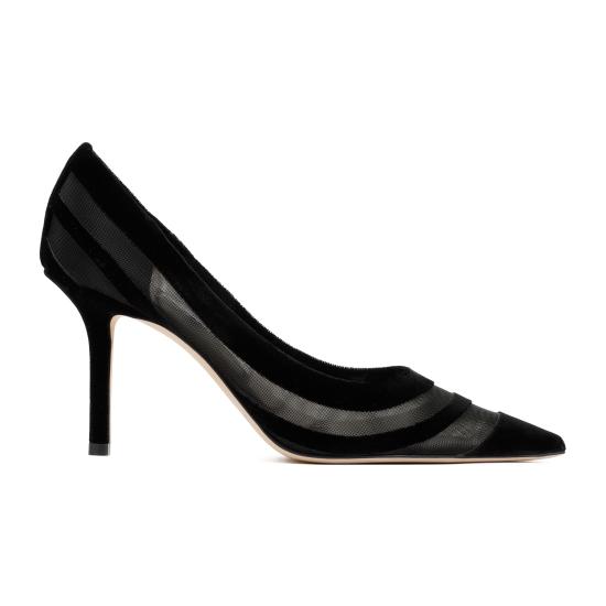 24SS 지미추 힐/펌프스 LOVE85 FSK BLACK BLACK - JIMMY CHOO