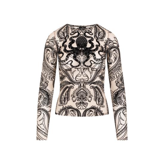 24SS 에트로 반팔 티셔츠 WRJA0038 AK290 M0464 SABBIA - ETRO