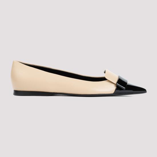 24SS 세르지오로시 플랫 슈즈 B07630 MFN595 1198 NERO SOFT SKIN - SERGIO ROSSI