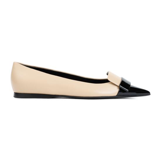 24SS 세르지오로시 플랫 슈즈 B07630 MFN595 1198 NERO SOFT SKIN - SERGIO ROSSI