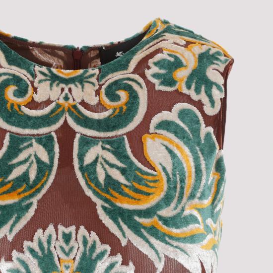 24SS 에트로 롱 원피스 WRHA0144 99JJD01 S9865 MULTICOLOR FDO BORDEAUX - ETRO