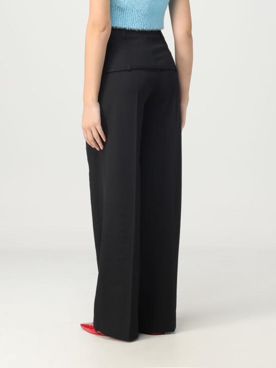 23FW 자크뮈스 스트레이트 팬츠 233PA0531333 990 Black - JACQUEMUS