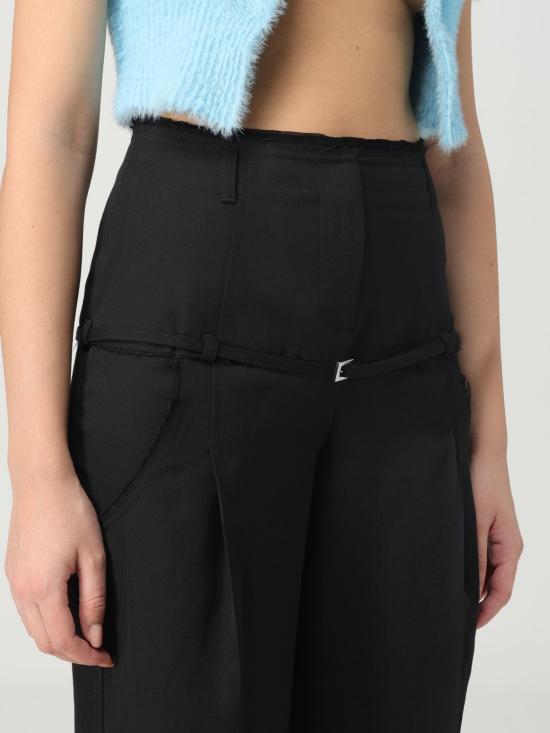 23FW 자크뮈스 스트레이트 팬츠 233PA0531333 990 Black - JACQUEMUS