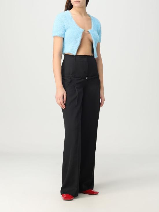 23FW 자크뮈스 스트레이트 팬츠 233PA0531333 990 Black - JACQUEMUS