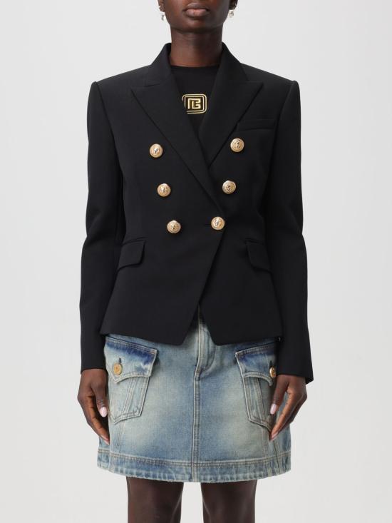 24SS 발망 자켓 CF1SG008WB08 0PA Black - BALMAIN