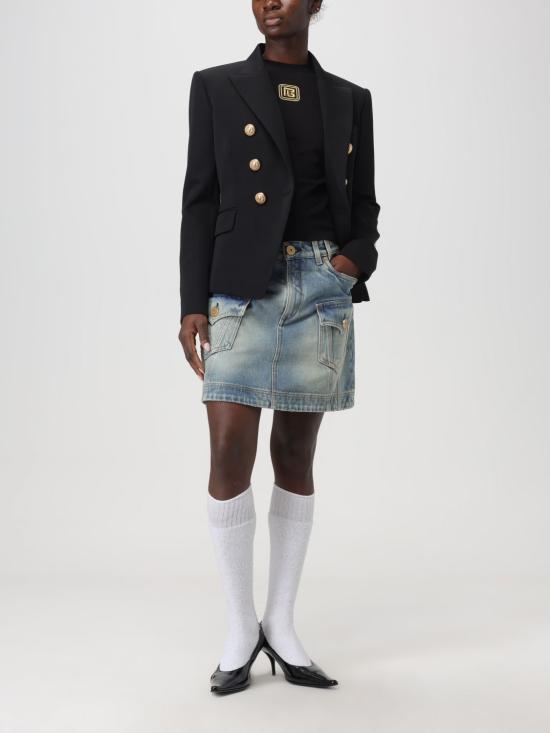 24SS 발망 자켓 CF1SG008WB08 0PA Black - BALMAIN