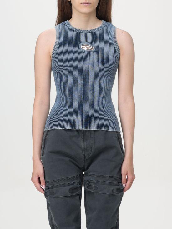 24FW 디젤 민소매 티셔츠 A148170ANAH 8AT Denim - DIESEL