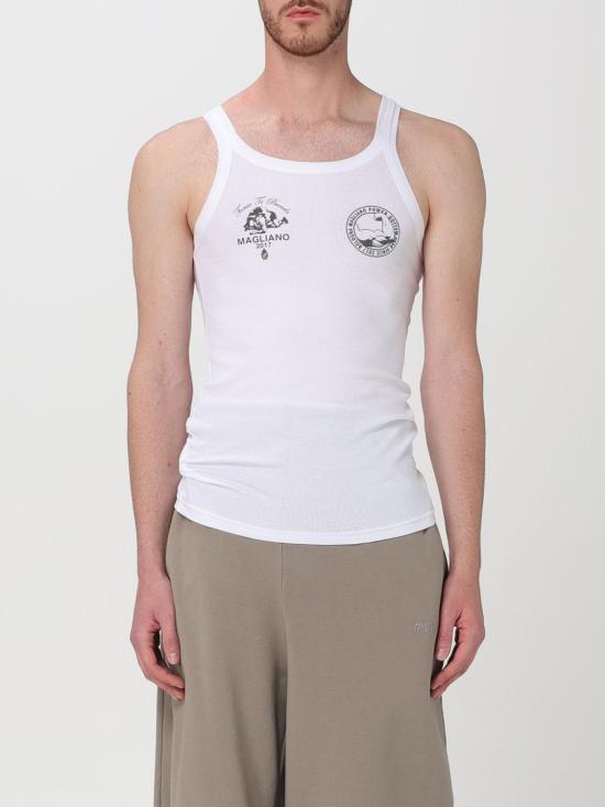 24SS 마리아노 민소매 티셔츠 R58012936 60 White - MAGLIANO