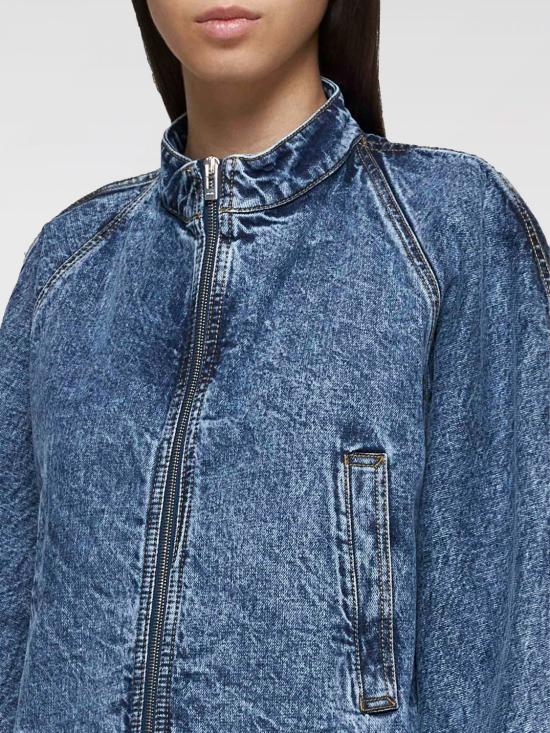 24FW 알라이아 자켓 AA9V03826T535 524 Denim - ALAIA