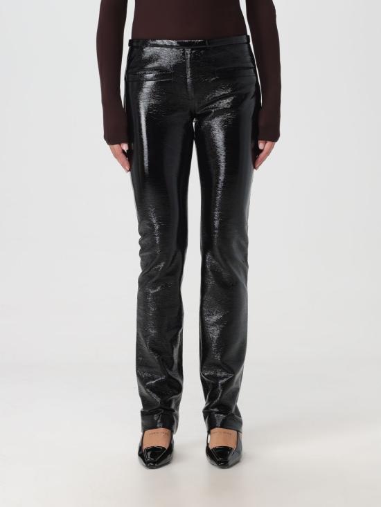 23FW 쿠레쥬 스트레이트 팬츠 323CPA142VY0014 9999 Black - COURREGES