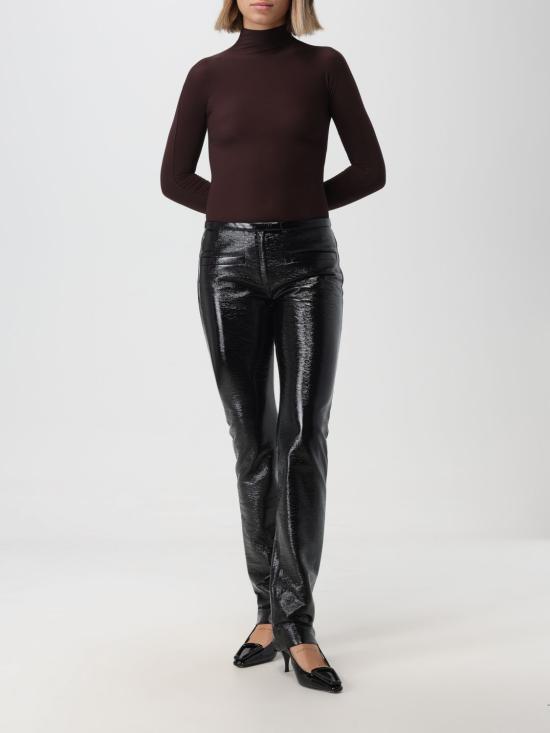 23FW 쿠레쥬 스트레이트 팬츠 323CPA142VY0014 9999 Black - COURREGES