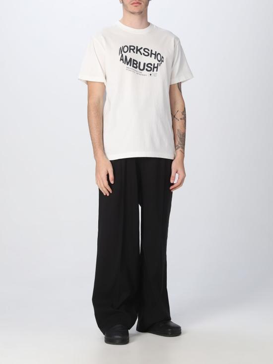 23SS 엠부시 반팔 티셔츠 BMAA064S23JER001 0247 White - AMBUSH